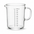 Messbecher Borosilikatglas Transparent mit Skala 1000 ml