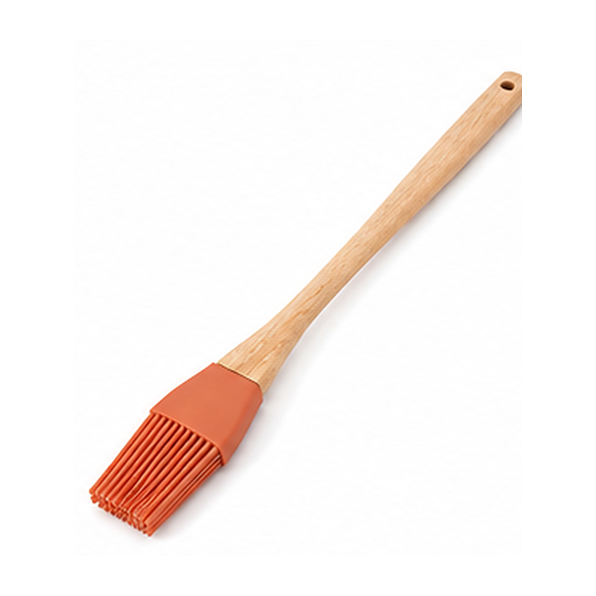 Silikon-Backpinsel Terrakotta mit Holzgriff 26 cm