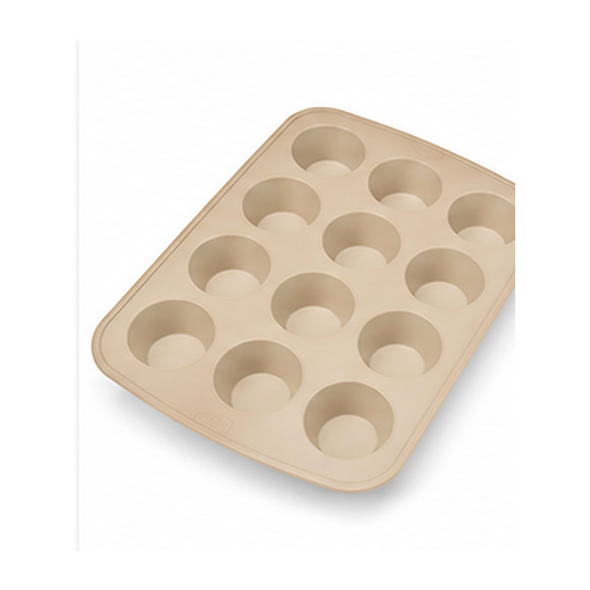 Muffinform Silikon Sand mit 12 Mulden 33x25 cm
