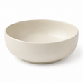 Servierschale Steinzeug Creme Matt 24 cm