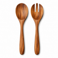 Salatbesteck Akazie Natur 2-teilig 30 cm
